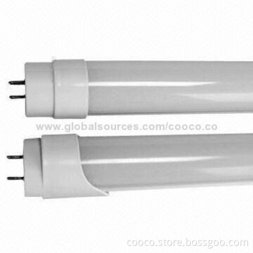 SMD T8 LED Tube with 18W Power, Excellent Heat-dissipation and 85 to 265V AC Working Voltage